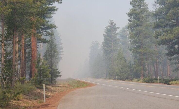 smoke from fires